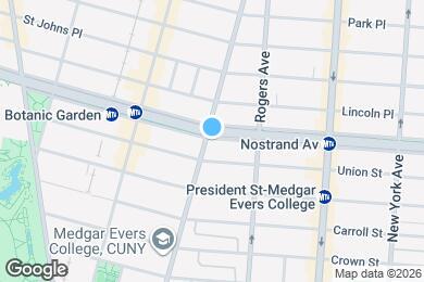 Map image of the property - EASTERN PARKWAY / Crown Heights 1-Bed 1-Bath