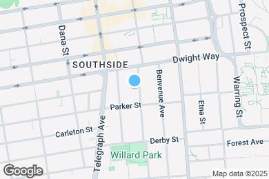 Map image of the property - 2530 Hillegass Ave