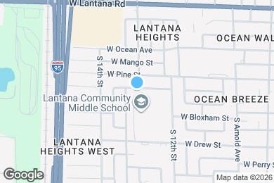 Map image of the property - 1302 W Broward St