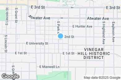 Map image of the property - 611 S Park Ave