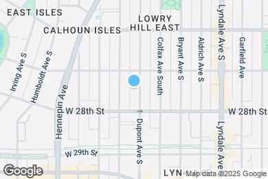 Map image of the property - 2726 DuPont Ave S