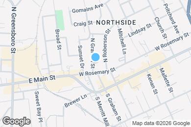 Map image of the property - 206 N Graham St