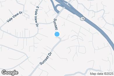 Map image of the property - 603 Sunset Dr