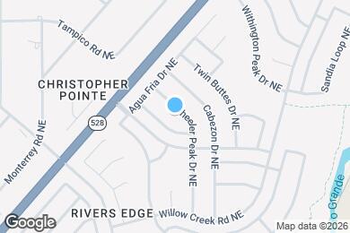 Map image of the property - 2525 Wheeler Peak Dr NE