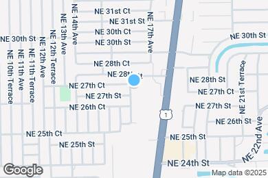 Map image of the property - 2730 NE 16th Ave