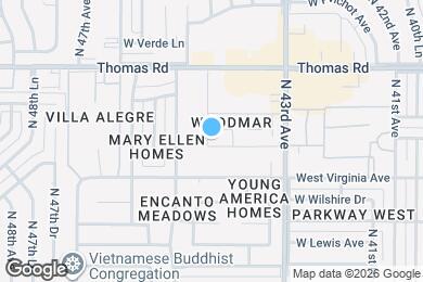 Map image of the property - 2698 N 43rd Ave