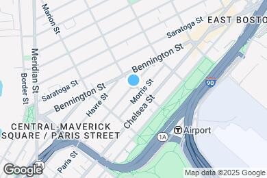 Map image of the property - 277 Paris St