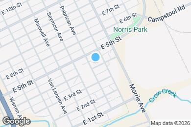 Map image of the property - 808 E 4th St