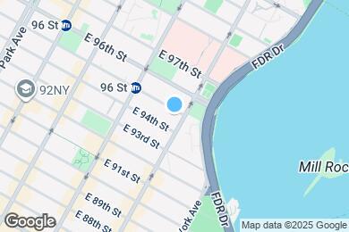 Map image of the property - 316 E 96th St