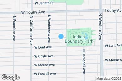 Map image of the property - 2619 W Greenleaf Ave