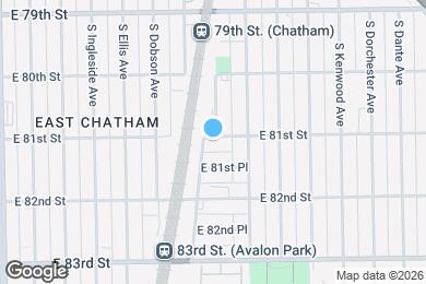 Map image of the property - 1127 E 81st St