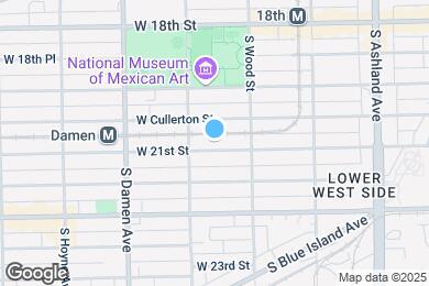 Map image of the property - 1836 W 21st St