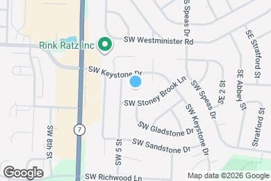 Map image of the property - 400 SW Keystone Ct