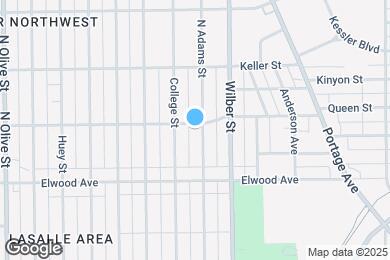 Map image of the property - 1525 N Adams St