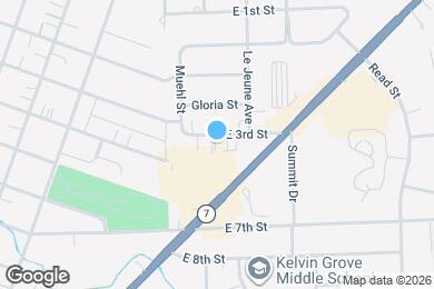 Map image of the property - 617 E 3rd St