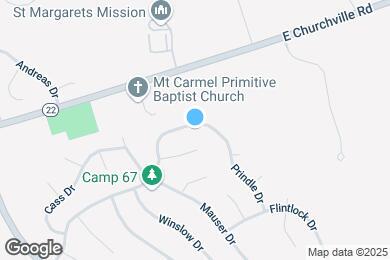 Map image of the property - 1821 Prindle Dr