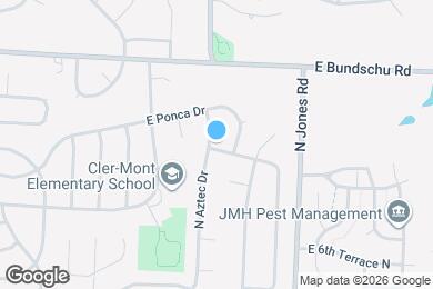 Map image of the property - 19200 E Ponca Terrace