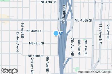 Map image of the property - 4321 5th Ave NE