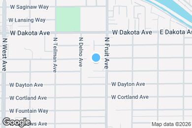 Map image of the property - 3681 N Fruit Ave