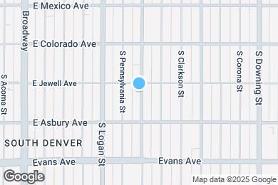 Map image of the property - 1915 S Pearl St