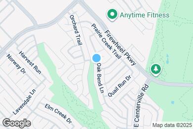 Map image of the property - 2033 Oak Bend Ln