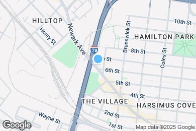 Map image of the property - 380 Newark Ave