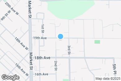 Map image of the property - 215 19th Ave