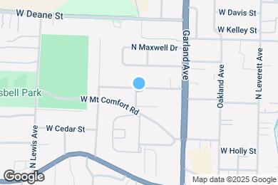 Map image of the property - 1283 W Hendrix St