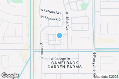 Map image of the property - 5046 N 189th Dr