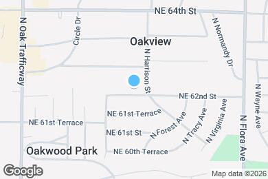 Map image of the property - 900 NE 62nd St
