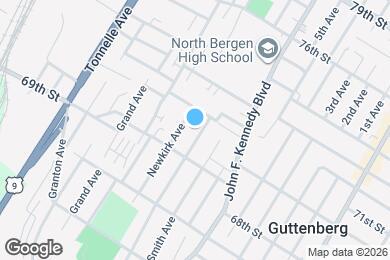Map image of the property - 7101 Durham Ave