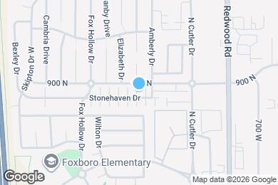 Map image of the property - 928 W Stonehaven Dr