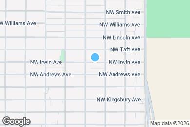 Map image of the property - 1314 NW Irwin Ave