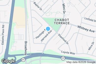 Map image of the property - 165 Harvard Ave