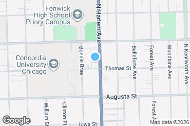 Map image of the property - 1112 N Harlem Ave