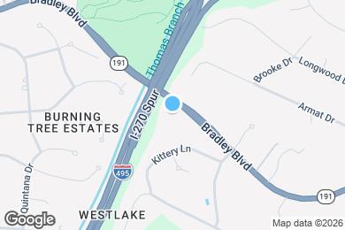 Map image of the property - 7332 Bradley Blvd