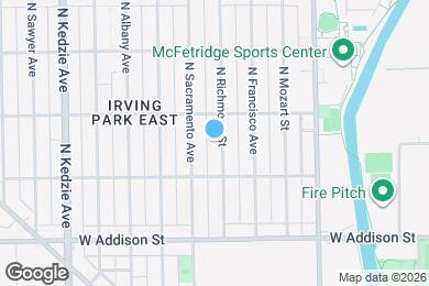 Map image of the property - 3730 N Richmond St