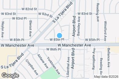 Map image of the property - 5961 W 85th Pl