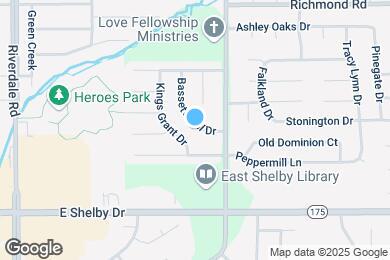 Map image of the property - 4577 Bassett Hall Dr