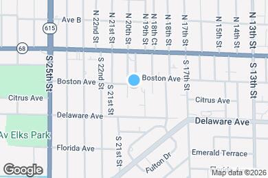 Map image of the property - 1911 Boston Ave