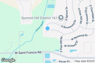 Map image of the property - 20235 S Rosewood Ct