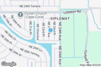 Map image of the property - 2117 NE 23rd Ave