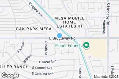 Map image of the property - 2455 E Broadway Rd