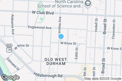 Map image of the property - 2210 W Knox St