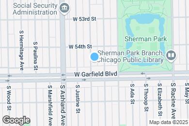 Map image of the property - 5437 S Laflin St