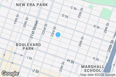 Map image of the property - 2320 F St
