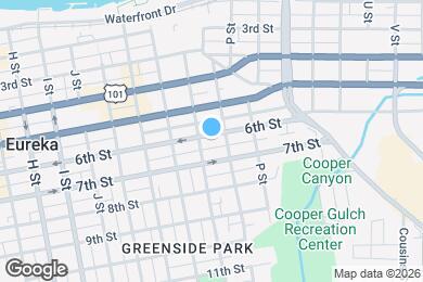 Map image of the property - 1318 6th St