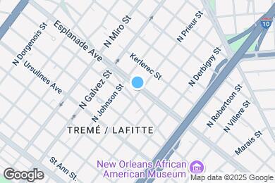 Map image of the property - 1900 Esplanade Ave