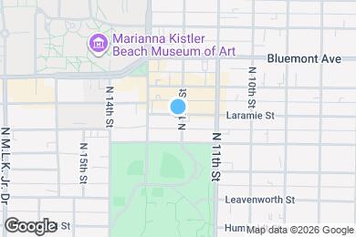 Map image of the property - 1205 Laramie St