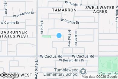 Map image of the property - 4138 W Charter Oak Rd